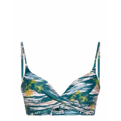 Bermuda Swimwear Bikinis Bikini Tops Triangle Bikinitops Multi/mönstrad Scampi