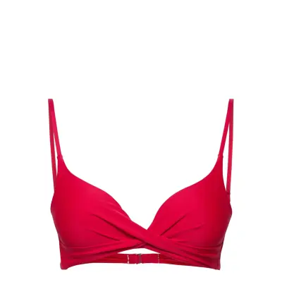 Bermuda Swimwear Bikinis Bikini Tops Triangle Bikinitops Röd Scampi