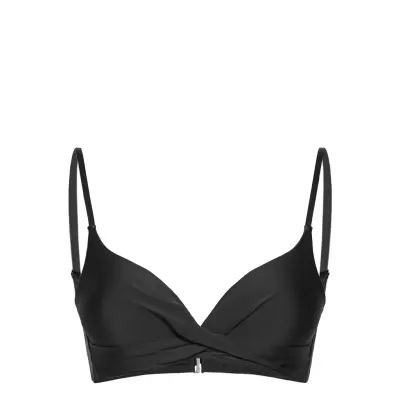 Bermuda Swimwear Bikinis Bikini Tops Triangle Bikinitops Svart Scampi