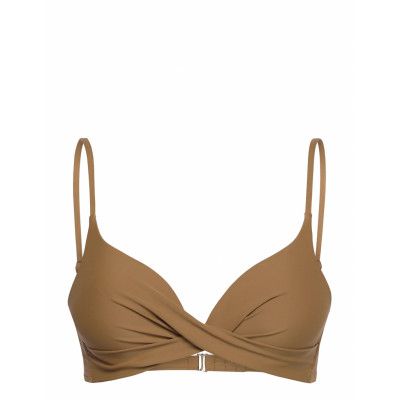 Bermuda Swimwear Bikinis Bikini Tops Triangle Bikinitops Brun Scampi