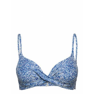 Bermuda Swimwear Bikinis Bikini Tops Triangle Bikinitops Blå Scampi