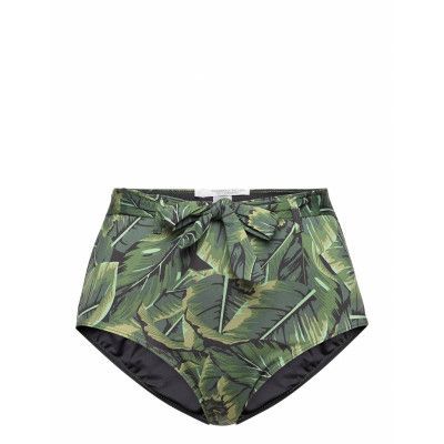 Bianca Bikini Hipsters Swimwear Bikinis Bikini Bottoms High Waist Bikinis Grön Underprotection