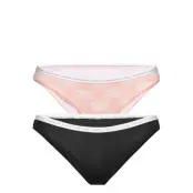 Bikini 2Pk Trosa Brief Tanga Multi/mönstrad Calvin Klein