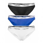 Bikini 3Pk *Villkorat Erbjudande Trosa Brief Tanga Blå Calvin Klein