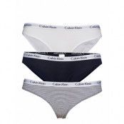 Bikini 3Pk Trosa Brief Tanga Calvin Klein