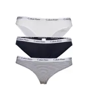 Bikini 3Pk Trosa Brief Tanga Calvin Klein