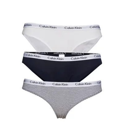 Bikini 3Pk Trosa Brief Tanga Calvin Klein