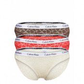 Bikini 3Pk Trosa Brief Tanga Creme Calvin Klein