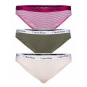 Bikini 3Pk Trosa Brief Tanga Multi/mönstrad Calvin Klein