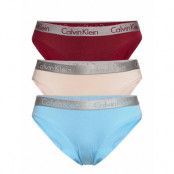 Bikini 3pk Trosa Brief Tanga Multi/mönstrad Calvin Klein