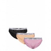 Bikini 3Pk Trosa Brief Tanga Rosa Calvin Klein