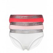 Bikini 3Pk *Villkorat Erbjudande Trosa Brief Tanga Vit Calvin Klein