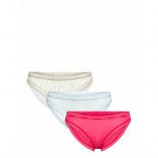 Bikini 3Pk *Villkorat Erbjudande Trosa Brief Tanga Vit Calvin Klein