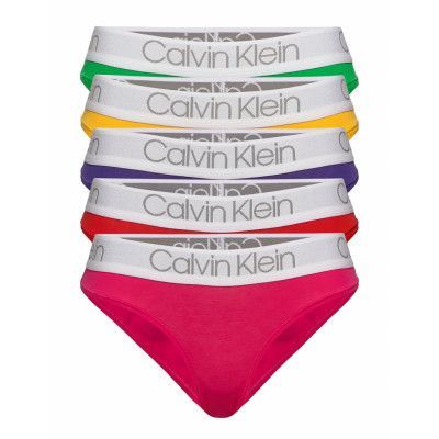 Bikini 5Pk Trosa Brief Tanga Multi/mönstrad Calvin Klein