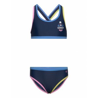 Bikini - Aop Bikini Navy Color Kids