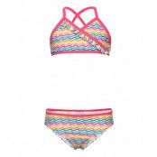 Bikini Aop Bikini Multi/mönstrad Color Kids