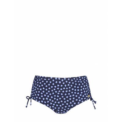 Bikini Brief Doris Swimwear Bikinis Bikini Bottoms High Waist Bikinis Navy Damella Of Sweden
