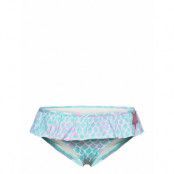 Lindex Bikini Brief Flounce Blå