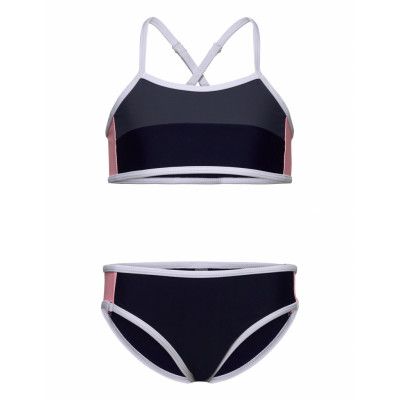 Color Kids Bikini Colorblock Marinblå