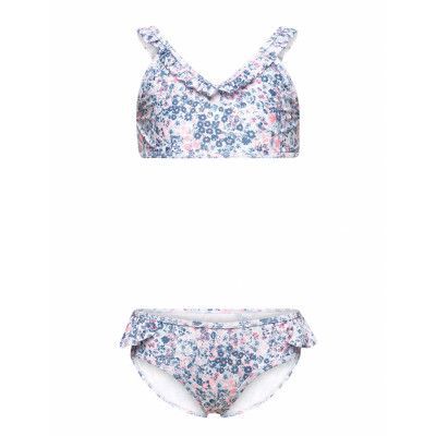 Bikini Dot Flower Upf 50+ Bikini Multi/mönstrad Creamie