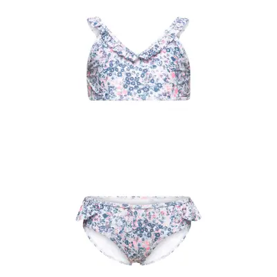Bikini Dot Flower Upf 50+ Bikini Multi/mönstrad Creamie