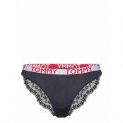 Bikini Floral Trosa Brief Tanga Blå Tommy Hilfiger