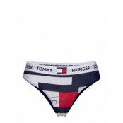 Bikini Print Trosa Brief Tanga Multi/mönstrad Tommy Hilfiger