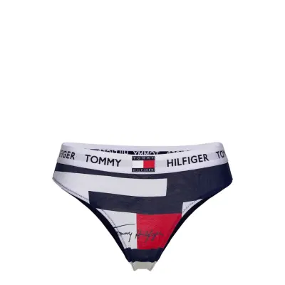 Bikini Print Trosa Brief Tanga Multi/mönstrad Tommy Hilfiger