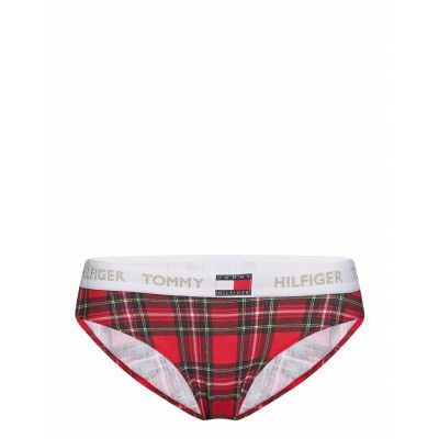 Bikini Print Trosa Brief Tanga Röd Tommy Hilfiger