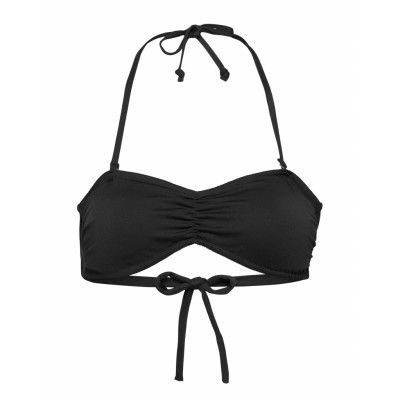 Bikini Top Kovik Black Swimwear Bikinis Bikini Tops Bandeau Bikinitops Svart DEDICATED