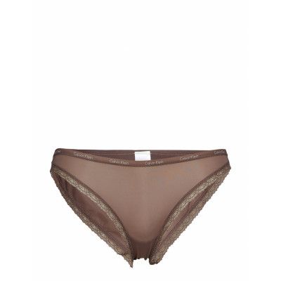 Bikini Swimwear Bikinis Bikini Bottoms Bikini Briefs Beige Calvin Klein