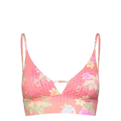 Billabong Crazy For Coral Vneck Cami Tnk Rosa