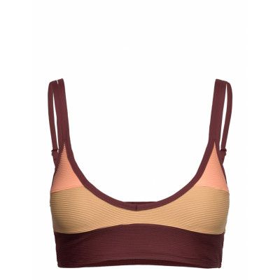 Rip Curl Block Party Spliced Crop Burgundy