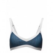 Blockparty Sweetheart Bralette Bikinitop Blå Seafolly