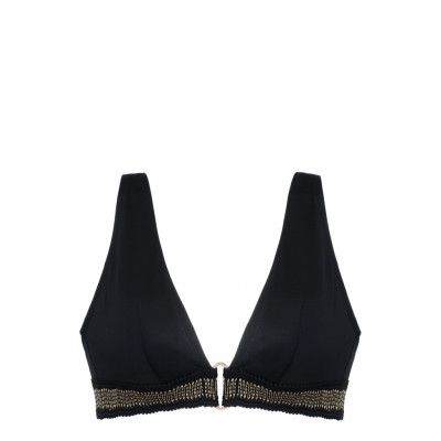 Bole Bikini Top Swimwear Bikinis Bikini Tops Triangle Bikinitops Svart Dorina