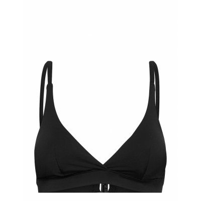 Bra Bella Triangle Swimwear Bikinis Bikini Tops Triangle Bikinitops Svart Lindex