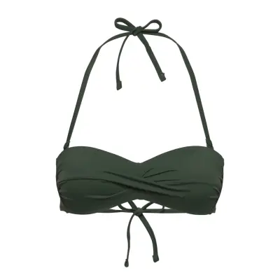 Bra Swim Linn Pisa Bandeau Bikinitop Grön Lindex