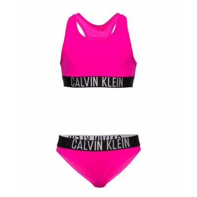 Bralette Bikini Set Bikini Rosa Calvin Klein