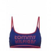 Bralette Swimwear Bikinis Bikini Tops Bandeau Bikinitops Blå Tommy Hilfiger