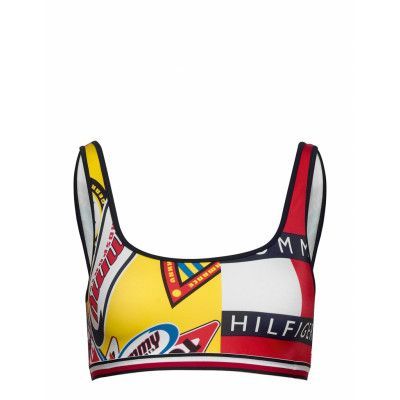 Bralette Bikinitop Multi/mönstrad Tommy Hilfiger