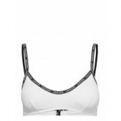 Bralette-Rp Swimwear Bikinis Bikini Tops Bandeau Bikinitops Vit Calvin Klein