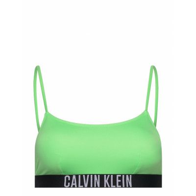 Bralette-Rp Swimwear Bikinis Bikini Tops Bandeau Bikinitops Green Calvin Klein