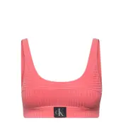 Bralette-Rp Swimwear Bikinis Bikini Tops Bandeau Bikinitops Rosa Calvin Klein