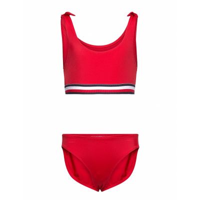 Bralette Set Bikini Röd Tommy Hilfiger