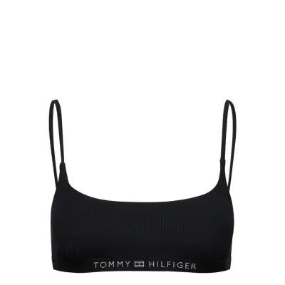 Bralette Swimwear Bikinis Bikini Tops Bandeau Bikinitops Black Tommy Hilfiger