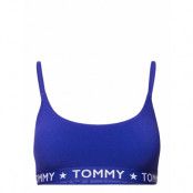 Bralette Swimwear Bikinis Bikini Tops Wired Bikinitops Blå Tommy Hilfiger