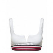 Bralette V Swimwear Bikinis Bikini Tops Bandeau Bikinitops Vit Tommy Hilfiger