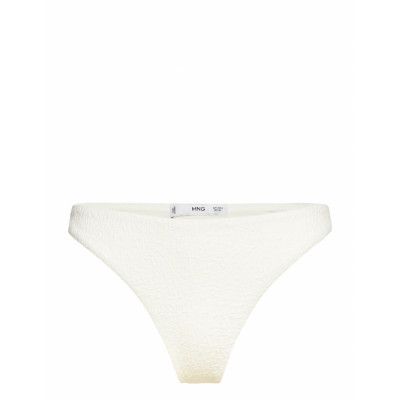 Mango Brazilian Textured Bikini Underdelar Vit