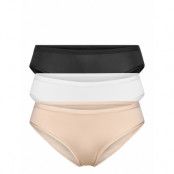 Brief 3 Pack Polly Bikini Regu Trosa Brief Tanga Multi/mönstrad Lindex