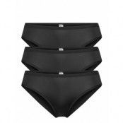 Brief 3 Pack Polly Bikini Regu Trosa Brief Tanga Svart Lindex